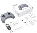 C8 ELRS V3 RC Radio Transmitter with Nano Receiver CR8 for FPV Drones/Tiny Whoop/Fixed Wing,FPV Drone Simulator Controller for Beginner,Mode 2 (C8 ELRS Controller & Receiver)
