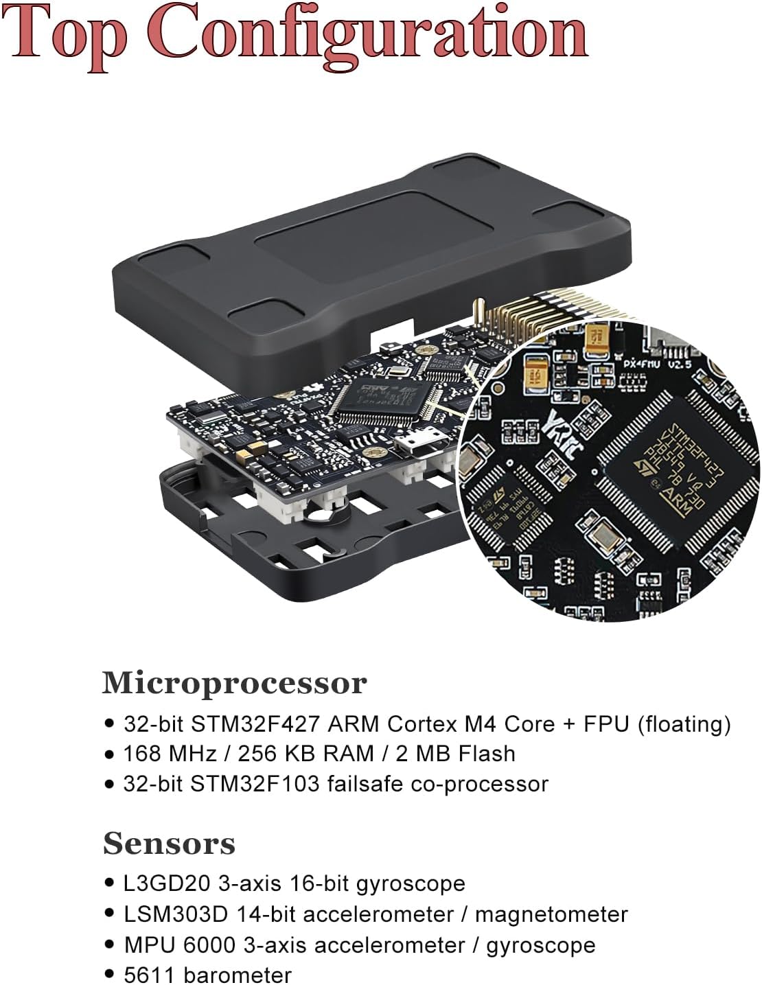 Pixhawk PX4 2.4.8 Flight Controller, 32Bit Open Source Autopilot with Power Module, Safety Switch, Buzzer, SD Card, Vibration Damping & M8N GPS Module for DIY FPV Drone RC Plane