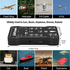 Pixhawk PX4 2.4.8 Flight Controller, 32Bit Open Source Autopilot with Power Module, Safety Switch, Buzzer, SD Card, Vibration Damping & M8N GPS Module for DIY FPV Drone RC Plane