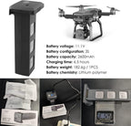 3S 11.1V 2600mAh Lithium Battery with Charging Cable for SJRC F7 F7pro F7S F7GB2 9800FT RC Aerial Photography Four-axis Aircraft Battery Remote Control Drone Spare Parts