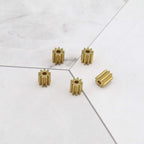 Motor Copper Pinion Gear 9 Teeth 1 5mm Hole Diameter 0 4 Module for Drone Airplane DIY Toy Model Spare Parts Pack of