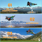 RC Plane 2.4GHz Remote Control Plane L0712 Drone Quadcopter Hovering with Auto Hovering Fighter Aircraft RC Airplane RTF for Beginner, Kids and Adults,3D Flip Airplane Toy