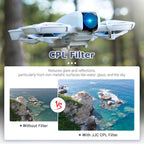JJC ND Filter Kit for DJI NEO Drone, Multi-Coated 5-Pack (ND8 ND16 ND32 ND64 CPL) Filter with Ultra Lightweight Aluminum Frame