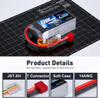 Zeee 3S Lipo Battery 2200mAh 11.1V 50C Shorty Pack Battery with T Connector for RC Car Truck Vehicles RC Boat RC Drone Airplane Quadcopter Helicopter FPV RC Hobby Models (2 Pack)