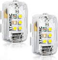 STARTRC Drone Strobe Light, Rechargable Flash Led Lamplight for FAA DroneNight Flying, Fits for DJI Neo 2,Mini 5 Pro/ 4 Pro/3/4k, Avata 2,Air 3S and All RC Drones Accessory(2pc)