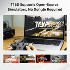 Radiolink T16D 16 Channels RC Transmitter and R16F Telemetry Receiver, Multi-Protocol and Voice Broadcast Support, RC Radio Remote for Drone, Airplane, Car, Boat and More (Mode 2 Left Throttle)