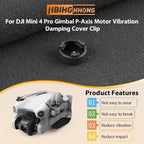for DJI Mini 3 Pro Gimbal Camera Yaw Motor Cover Replacemen for DJI Mavic Mini 4 Pro / 3 Pro / 3 Motor Cover Protector Drone Accessories Parts