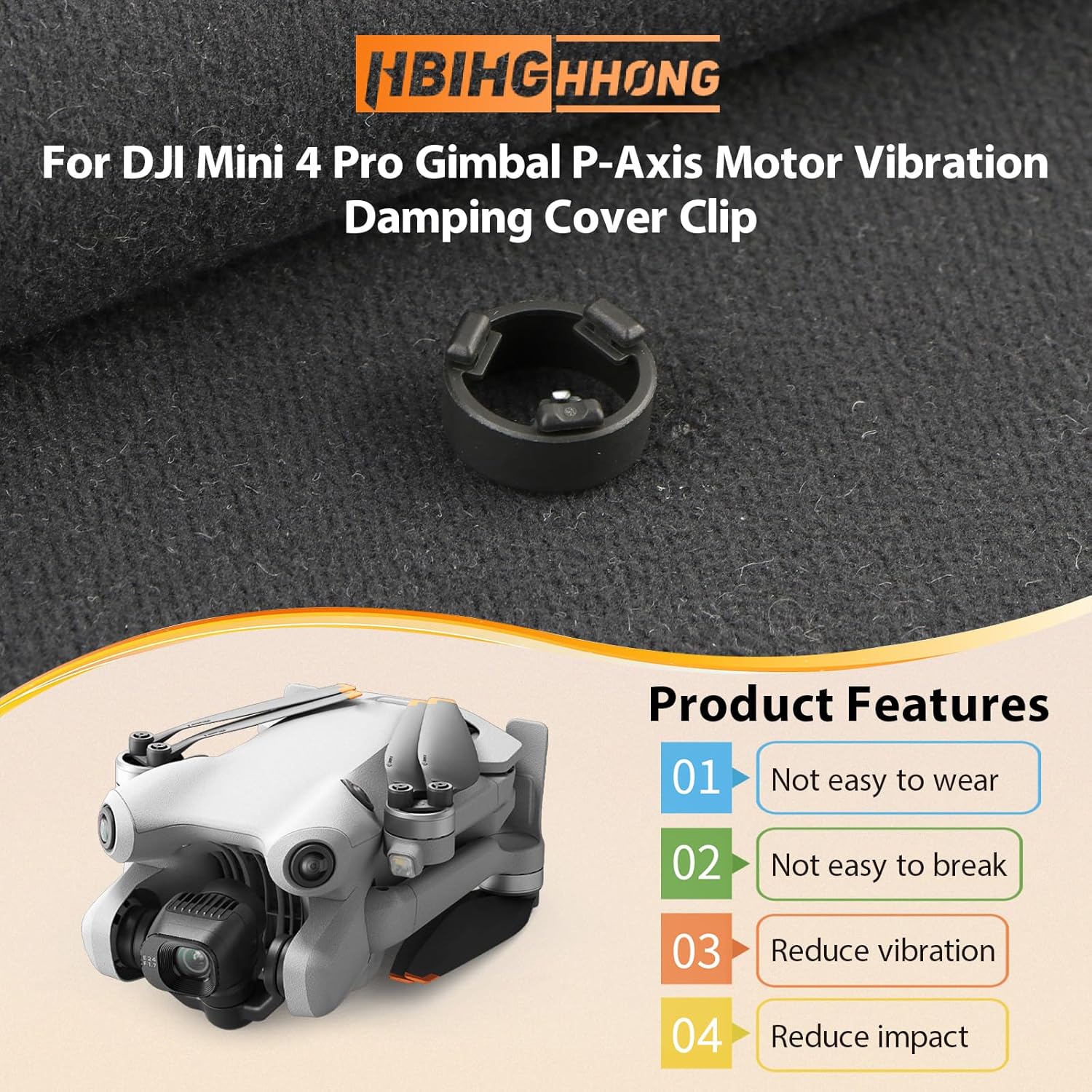 for DJI Mini 3 Pro Gimbal Camera Yaw Motor Cover Replacemen for DJI Mavic Mini 4 Pro / 3 Pro / 3 Motor Cover Protector Drone Accessories Parts