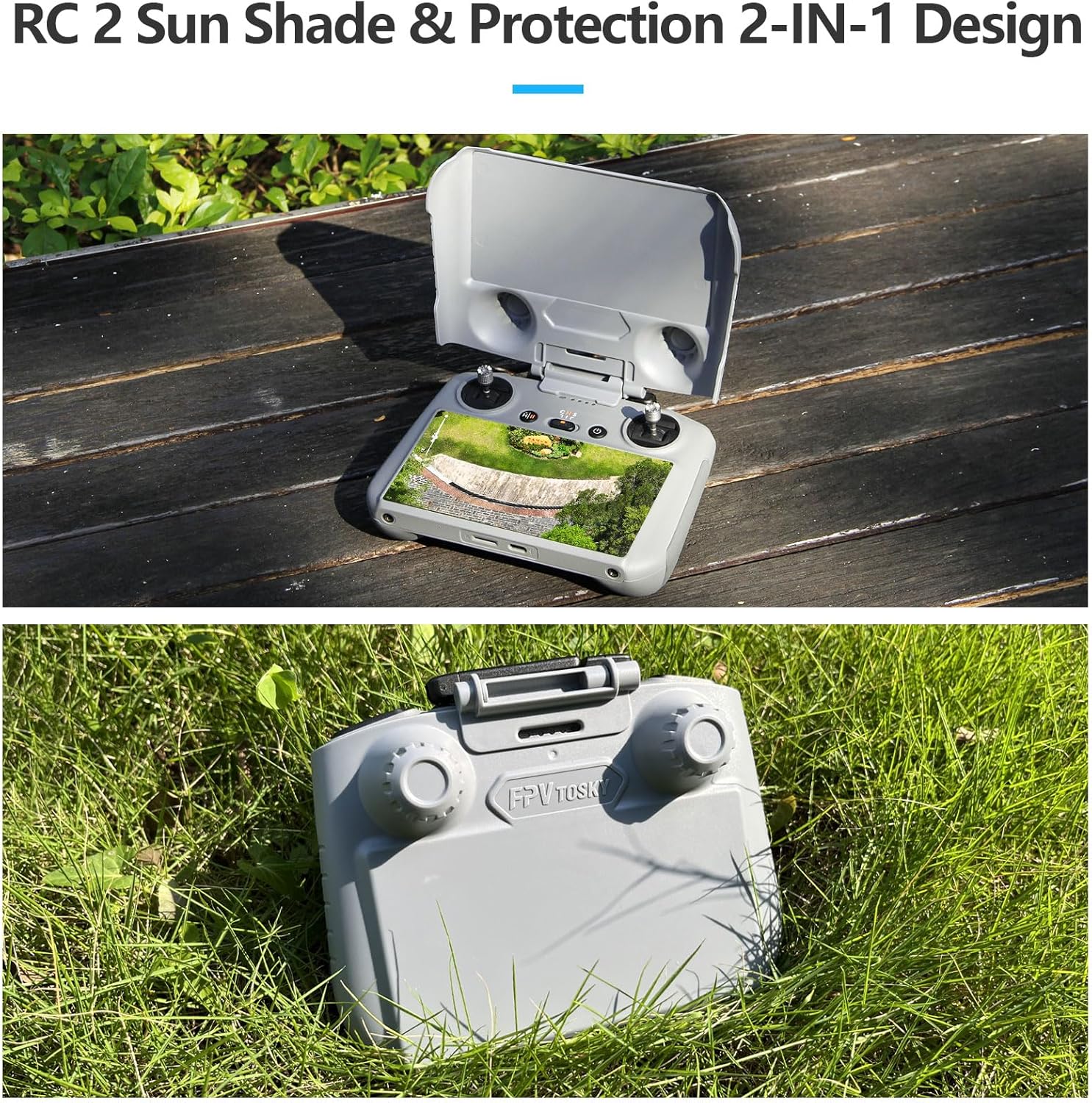 FPVtosky Mini 4 Pro Accessories Bundle 7-IN-1 Kit, Includes: Mini 4 Pro Case, ND Filters Set, Landing Pad, Lanyard, Lens Cap, Screen Protector, Sunshade for DJI Min 4 Pro Accessories