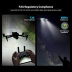STARTRC Drone Strobe Light, Rechargable Flash Led Lamplight for FAA DroneNight Flying, Fits for DJI Neo 2,Mini 5 Pro/ 4 Pro/3/4k, Avata 2,Air 3S and All RC Drones Accessory(2pc)
