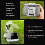 2piece Sun Hood Kit for DJI Mini 4 Pro/Flip/Air 3S/Air 3/RC 2 Controller Accessories - RC 2 Sun Shade Cover & RC 2 Neck Lanyard Bundle Grey