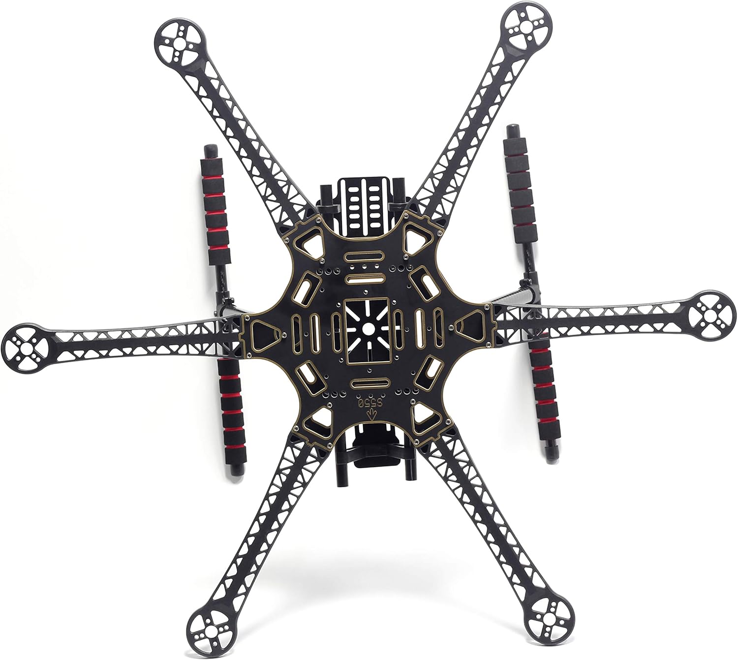 S550 Hexacopter Frame Kit 6-Axis Drone Flame with Carbon Fiber Landing Gear