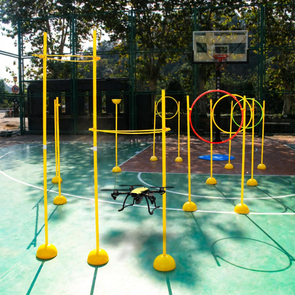Drone Obstacle Course, DIY Drone Building Kit - Indoor or Outdoor Practice Equipment for RC FPV Racing Drones - Portable Game Loop Gate System for Competitions