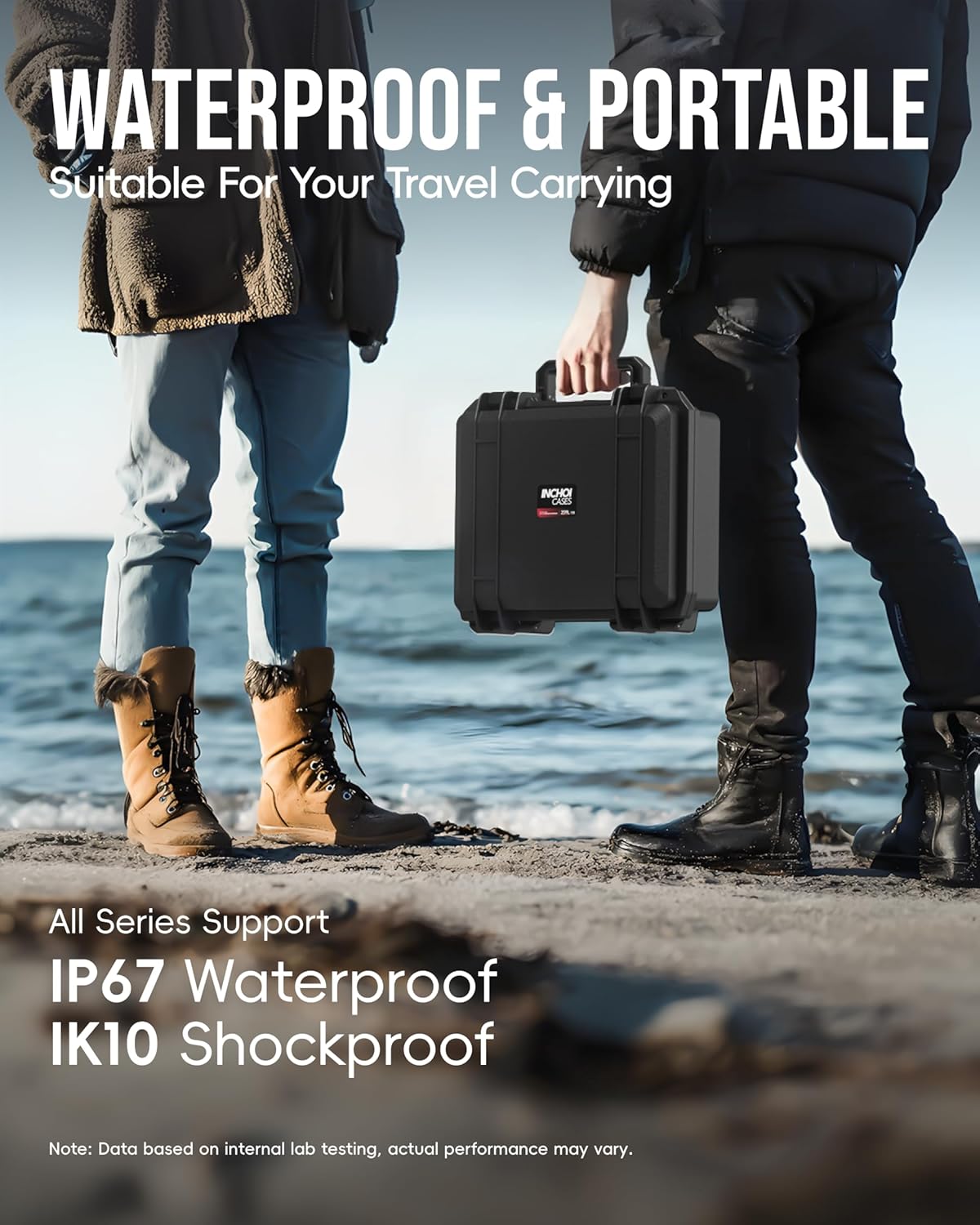 Portable Hard Case for Antigravity A1 Drone Accessories IP67 Waterproof, Compact Lightweight Hard Carrying Protective Box Fits Antigravity A1 Standard Bundle/ Explorer Bundle (Case & Foam Only)