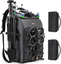 FPV Drone Backpack -40L Ultimate All-in-One Professional Travel Camera Case for FPV Racing Quadcopter/DJI Drone/Tripod/15.6 Laptop Combo with Waterproof Rain Cover & 2 Battery Tool Kit Bags