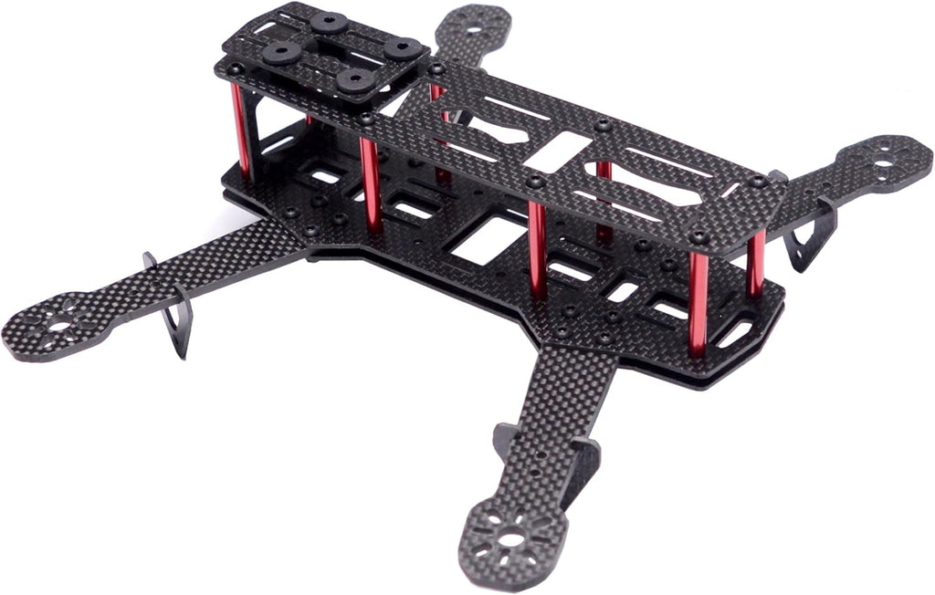 Readytosky 250mm FPV Racing Drone Frame 5 Inch Carbon Fiber Quadcopter Frame Kit with 4mm FPV Frame Arms+Lipo Battery Strap