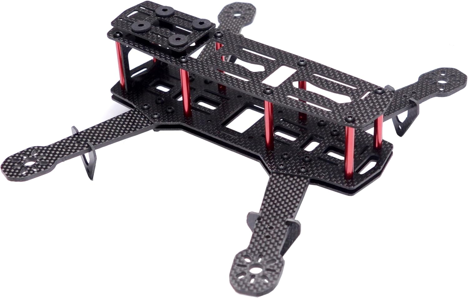 Readytosky 250mm FPV Racing Drone Frame 5 Inch Carbon Fiber Quadcopter Frame Kit with 4mm FPV Frame Arms+Lipo Battery Strap