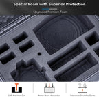Lykus Titan AA100 Waterproof Hard Case for Antigravity A1 Drone Bundles, Support up to 7 batteries [CASE ONLY]