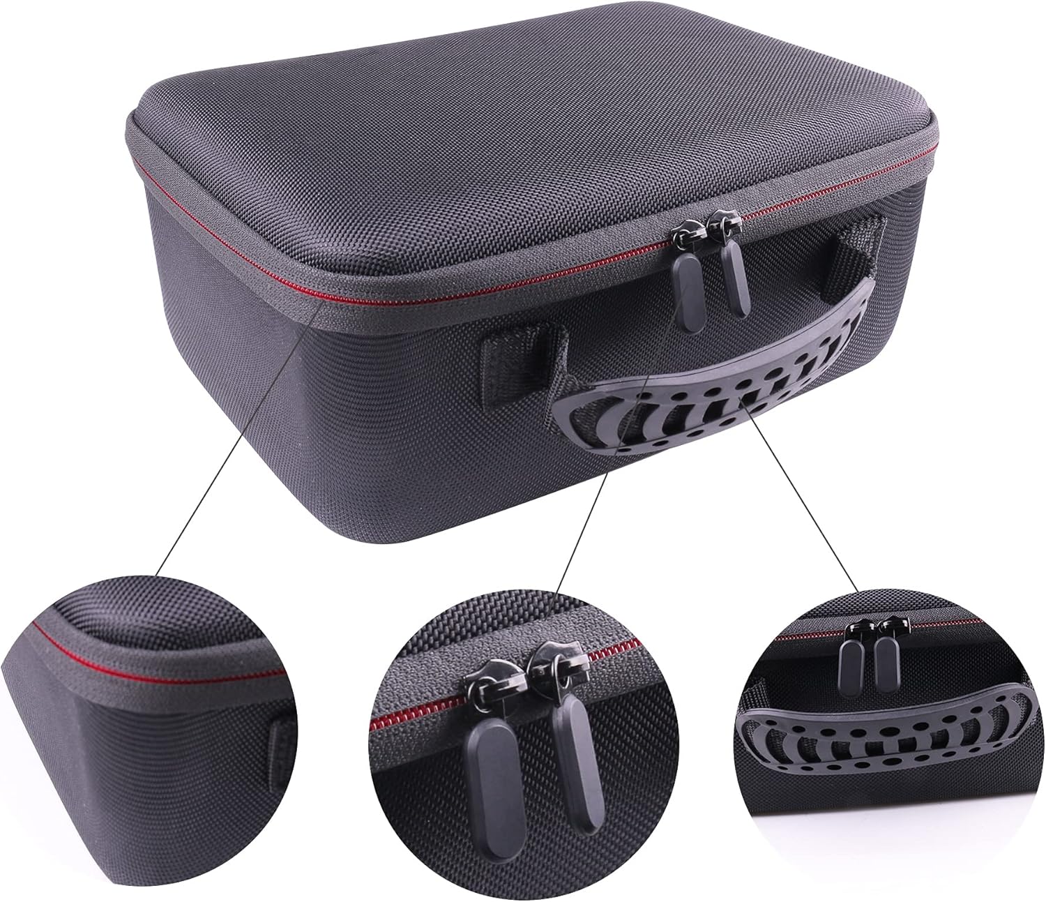 Hard Case with Customizable Foam Insert, 11 x8.26 x4.33 inch Hard Sided Camera/Digital Case EVA Shockproof Outdoor case, Suitable for Small Drone, Camcorder,Pistol, Action Camera, and Others