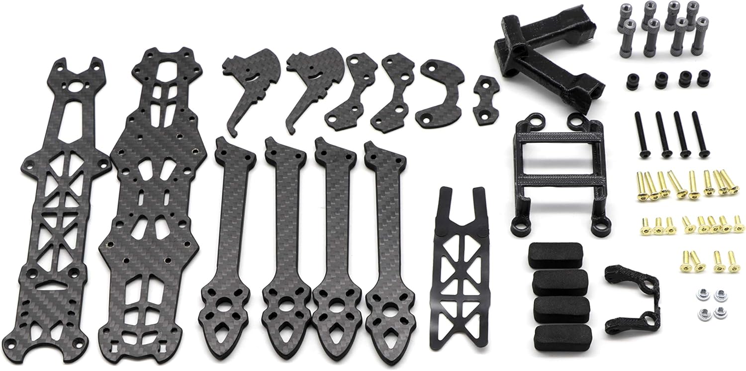 224mm HD 5 inch FPV Racing Drone Frame Carbon Fiber Quadcopter Frame kit for DJI FPV HD Unit