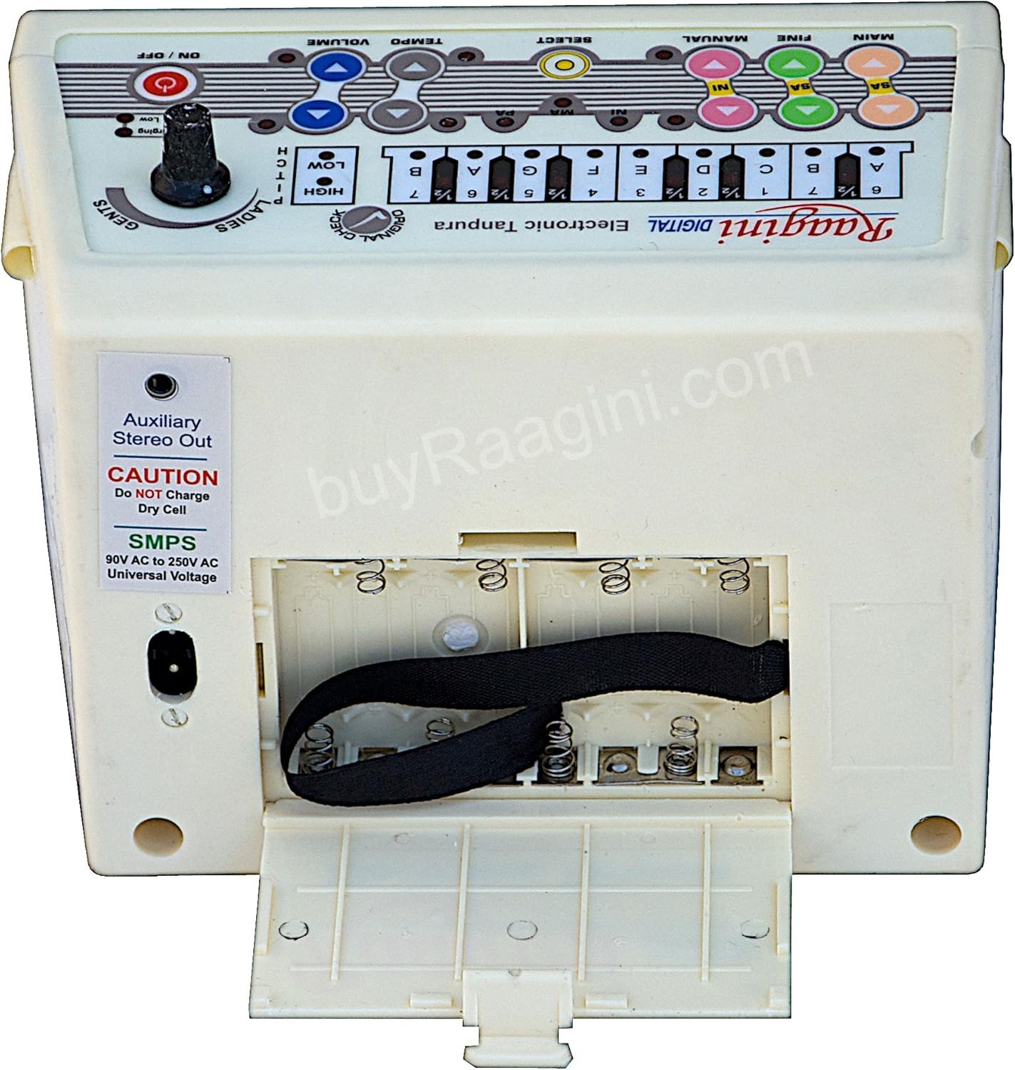 Raagini Digital Electronic Tanpura by Sound Labs - Tambura (PDI-DG)