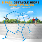 Dolanus 2-Pack Obstacle Hoops for FPV Racing Drones - Durable & Easy-Build - Ideal Drone Obstacle Course for Kids 6-12 & Adults, RC FPV Racing & Model Aircraft Games