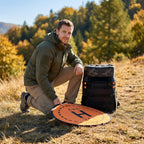 Gardennet FPV Drone Backpack -50L Professional Black Drone Shoulder Bag Case With 20 Inch Drone Landing Pad, Large Waterproof Travel Camera Bag for DJI FPV/Mavic/Air, Controller Combo and Accessories