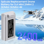 Mini 2 Series/4K Battery 2-Packs 2400mAh Capacity Intelligent Drone Replacement Battery Maximum Flight time 31 Minutes Compatible with DJI Mini 4K/2/SE/2 SE Drones