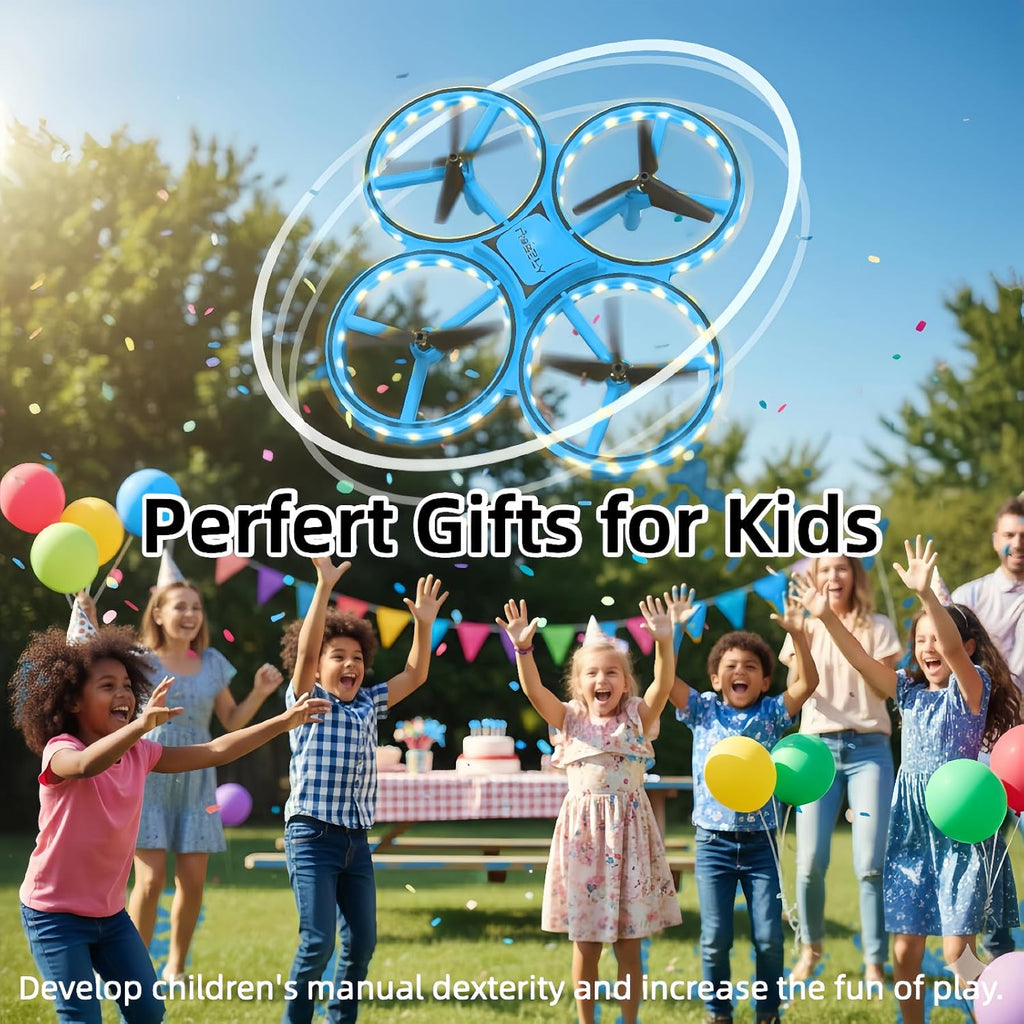 2025 Upgraded Hand Controlled Drone for kids,Somatosensory aircraft with Smart Watch Controlled, Gesture sensing aircraft Cool LED Remote Control Drone 360¡ã Flips,quadcopter