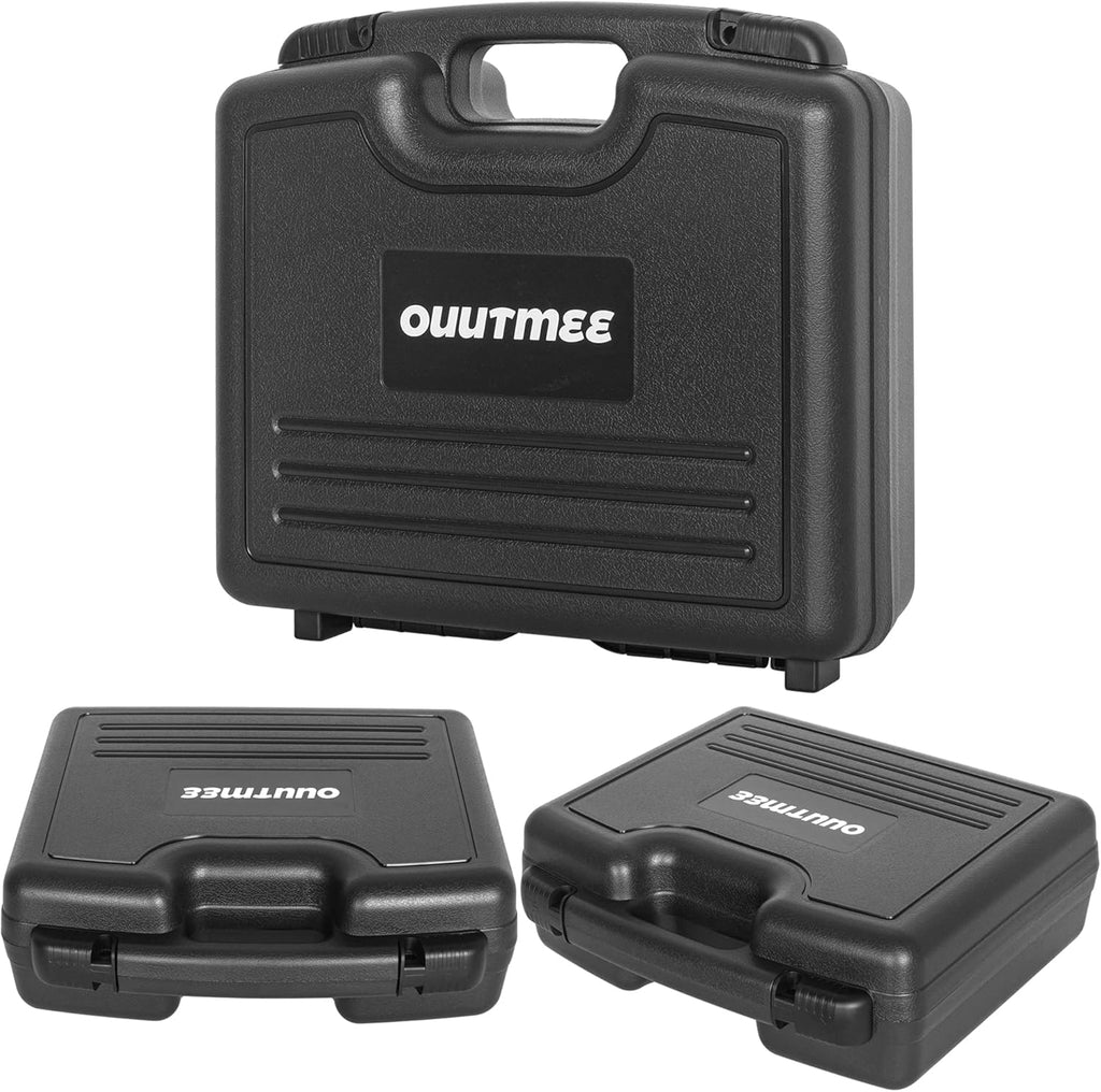 Portable Hard Case 12.2 x 9.85 x 3.77 with Customizable Diced Foam,Protects for Equipments, Electronics, Tools, Microphones, Recorder and More
