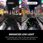 Insta360 X5 No Drone No Problem Bundle- Waterproof 8K 360¡ã Action Camera, Leading Low Light, Invisible Selfie Stick Effect, Rugged and Replaceable Lens, 3-Hour Battery, Built-in Wind Guard