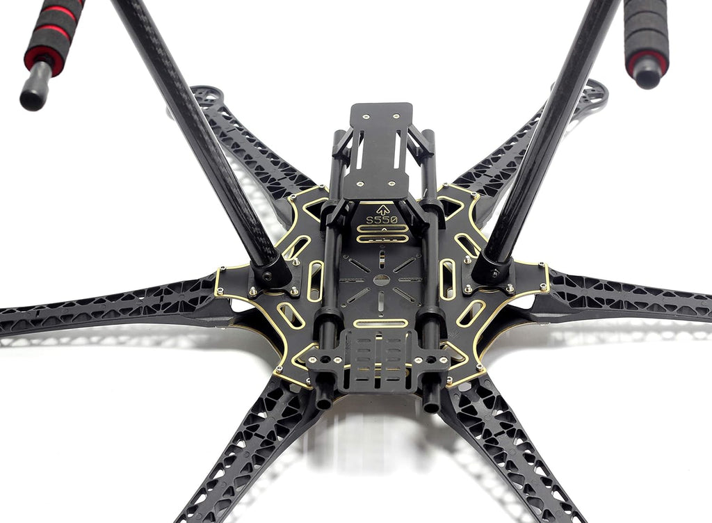 S550 Hexacopter Frame Kit 6-Axis Drone Flame with Carbon Fiber Landing Gear