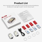 STARTRC Drone Strobe Light, Rechargable Flash Led Lamplight for FAA DroneNight Flying, Fits for DJI Neo 2,Mini 5 Pro/ 4 Pro/3/4k, Avata 2,Air 3S and All RC Drones Accessory(2pc)
