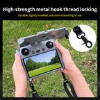 2piece Sun Hood Kit for DJI Mini 4 Pro/Flip/Air 3S/Air 3/RC 2 Controller Accessories - RC 2 Sun Shade Cover & RC 2 Neck Lanyard Bundle Grey
