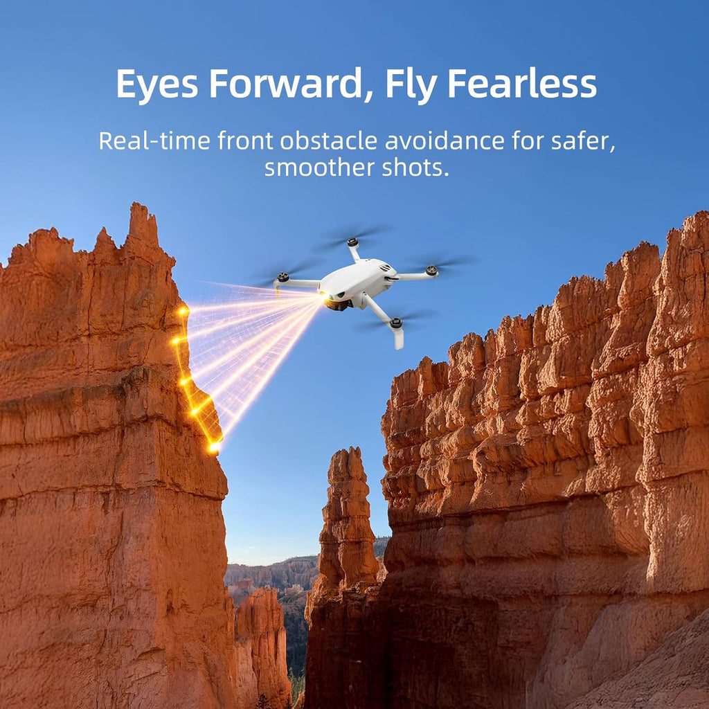 Skyrover S1 Mini Drone Combo with Camera 4K/60fps Video, 48MP Photo with 8K Image Quality, 3-Axis Gimbal Stabilization, 39,000ft Video Transmission, Under 249g, Auto Track, 120-Min Flight Time with 3 Batteries