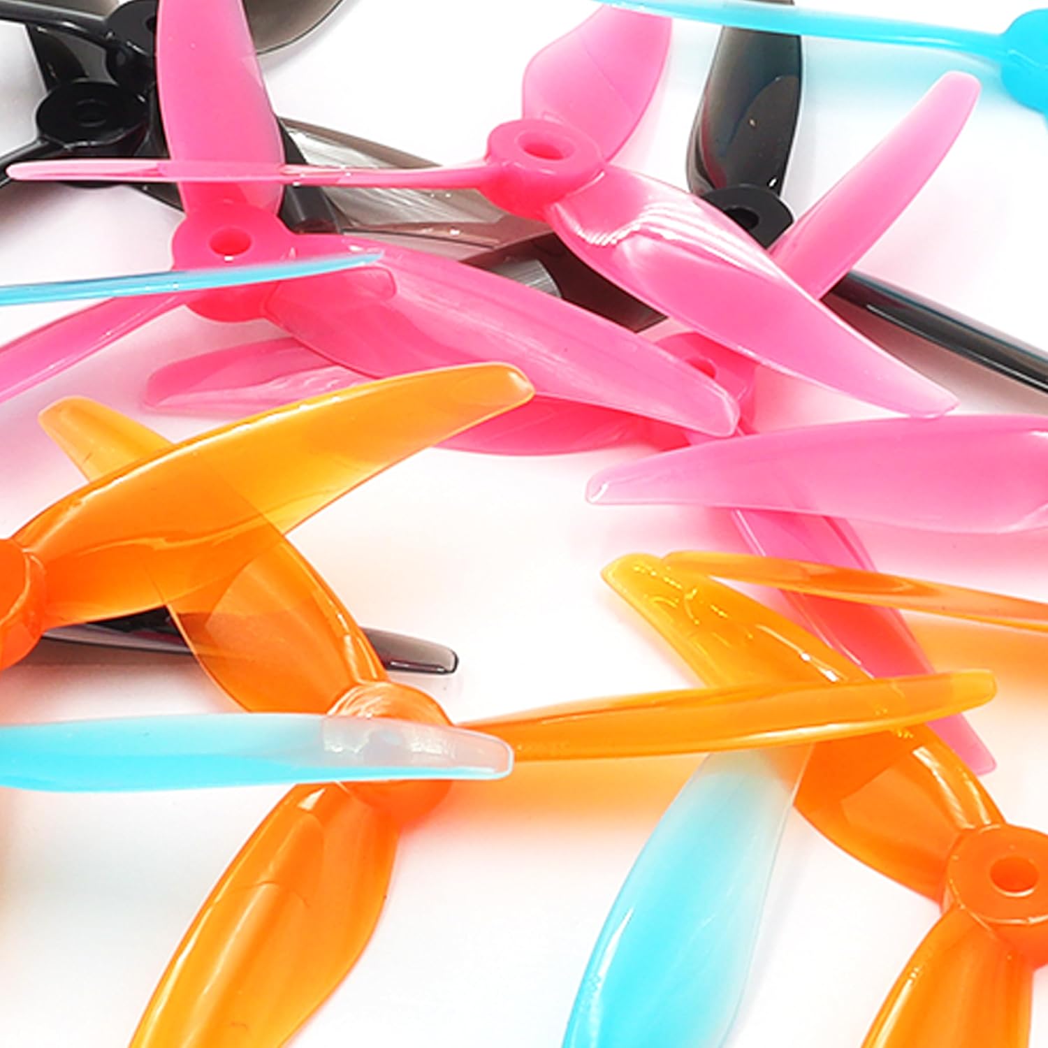 GEMFAN Hurricane 51466V2 Propellers 3-Blades Props 5.1 Inch Propeller Compatible with 2207 2208 2205-2306 Brushless Motor FPV Racing Drone(Pack of 16pcs)