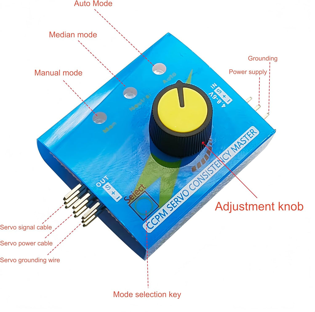 30A Brushless Motor Electronic Speed Controller + 3CH Digital Multi Servo Tester RC Speed Controller Checker ESC Consistency CCPM Master for RC Plane Helicopter