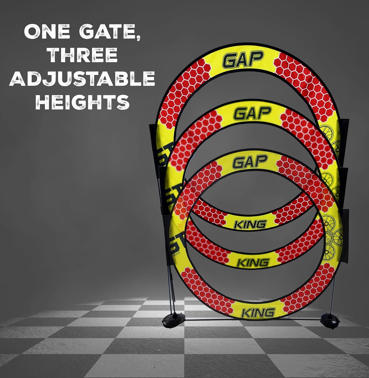 GAPKING Drone Obstacle Course Kit Includes Pro Race Hoop Size, Perfect for Competition FPV Racing of drones or model aircraft Game Loop Gate Set