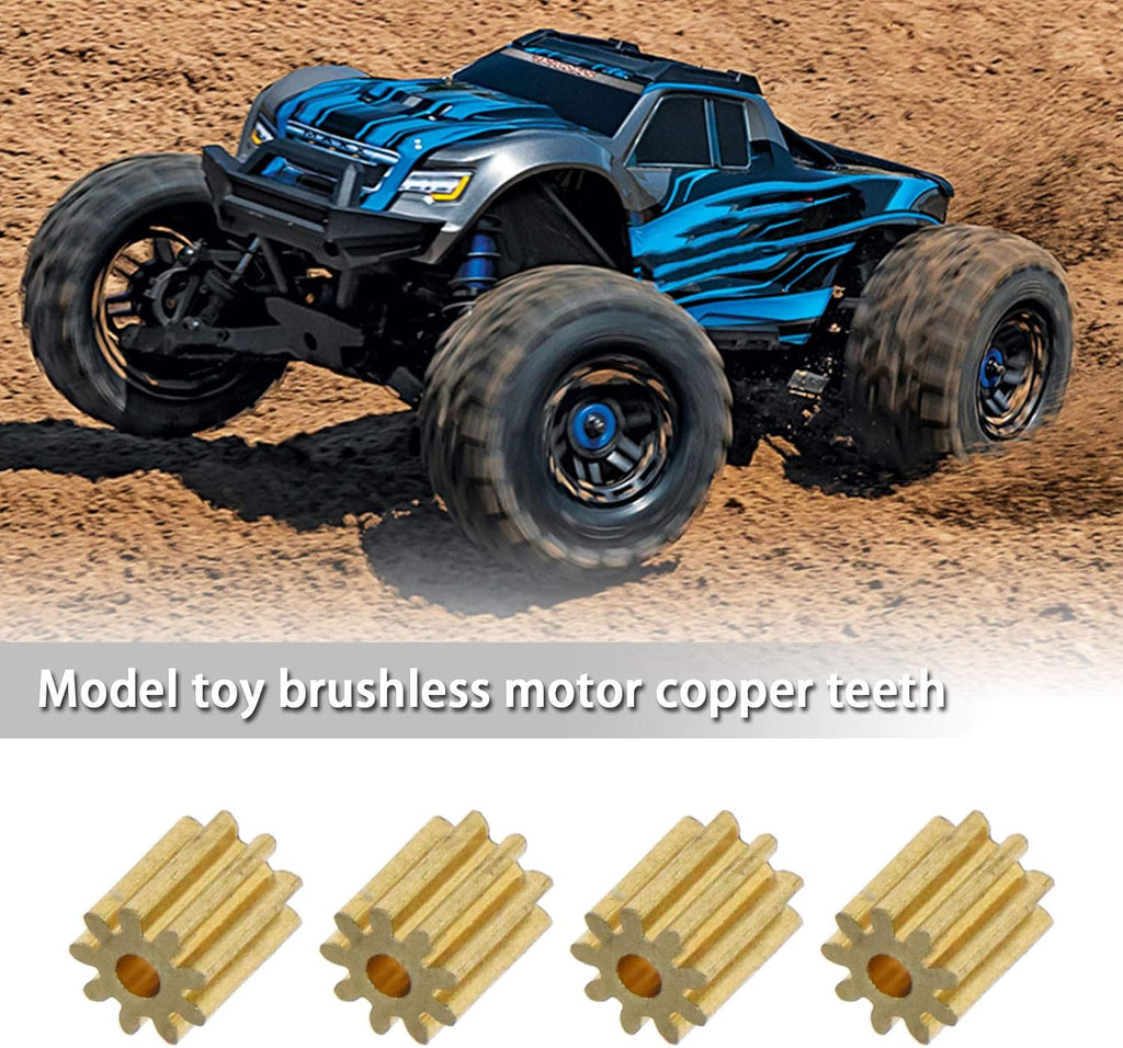 Motor Copper Pinion Gear 9 Teeth 1 5mm Hole Diameter 0 4 Module for Drone Airplane DIY Toy Model Spare Parts Pack of