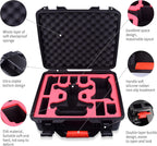 FPVtosky Professional Hard Case for DJI FPV [Case Only] - DJI FPV Drone Carrying Case Accessories - Fits 6 Batteries - Keep Props On, Black, Red, L, Compact