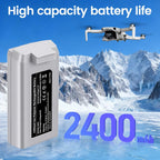 Mini 2 Series/4K Battery 2-Packs 2400mAh Capacity Intelligent Drone Replacement Battery Maximum Flight time 31 Minutes Compatible with DJI Mini 4K/2/SE/2 SE Drones