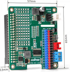 Servo & Motor Control HAT - Battery Adapter, 16-Channel PWM for Raspberry Pi Robot Cars, Drones