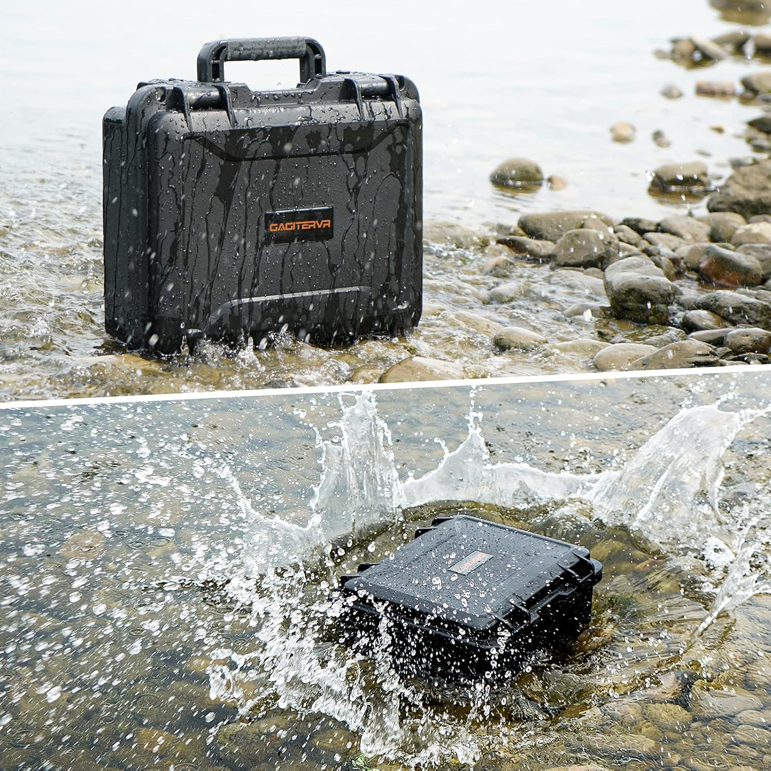 GAGITERVR Hard Carrying Case for DJI FPV Drone, Waterproof Suitcase for FPV Combo Fly More and Accessories Safe and Portable