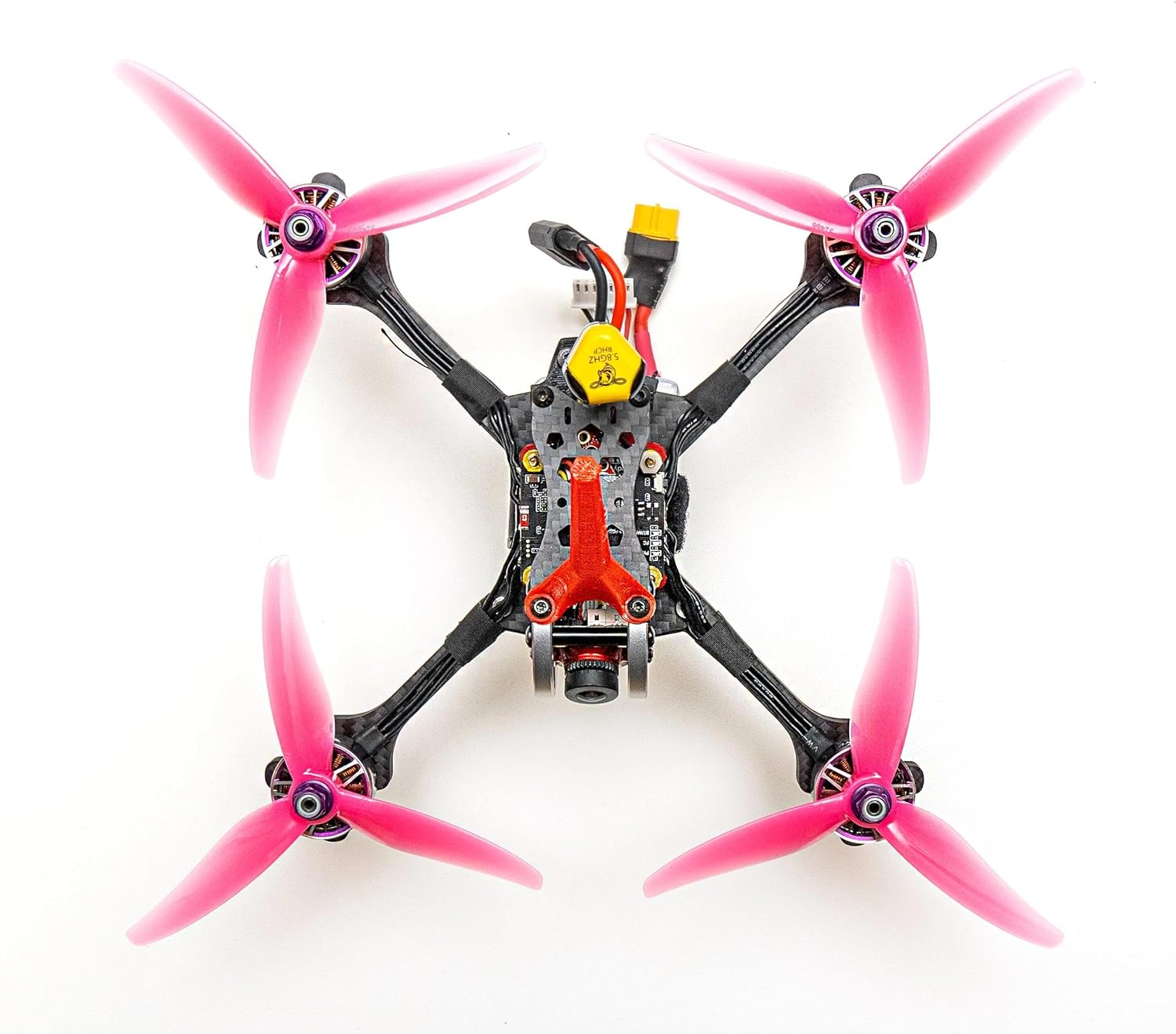 [20 pcs] GEMFAN 5 Propeller 51466V2, 5 inch High Performance 3-Blades Props for FPV Drone RC Models 10CW 10CCW, 5 Color Mix