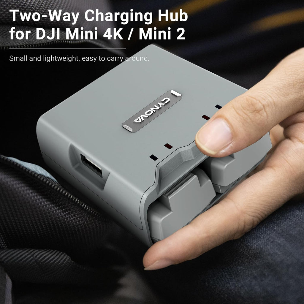 CYNOVA DJI Mini 4K Battery Charger, DJI Mini 4K Two-Way Charging Hub DJI Mini 2 Battery Charger Compatible with DJI Mavic Mini 2 /DJI Mini SE/Mavic Mini 2 SE for DJI Mini 4K Accessories & DJI Drone