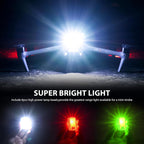 STARTRC Drone Strobe Light, Rechargable Flash Led Lamplight for FAA DroneNight Flying, Fits for DJI Neo 2,Mini 5 Pro/ 4 Pro/3/4k, Avata 2,Air 3S and All RC Drones Accessory(2pc)