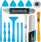 HowFixit 15-in-1 Electronics Opening Tool Kit, Professional Anti-Static Spudger Set & Pry Tools with Suction Cup for iPhone, iPad, MacBook, Laptop, Tablet, Phone Repair