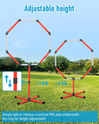Drone Obstacle Course Kit, Includes 3 Different Hoop Sizes, Professional RC FPV Racing Training Set for Kids & Adults, Portable Game Loop Gate System with Separate Storage Bag