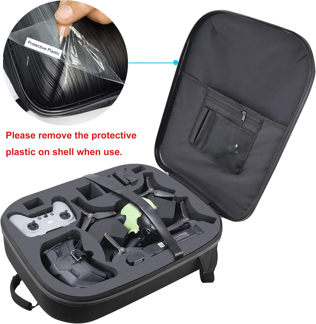 Professional Hard Case for DJI FPV Combo Drone, Waterproof Shockproof Backpack Bag for DJI FPV Explorer Fly More Kit Drone, Goggles V2/ Goggles Integra (FPV Drone Backpack)