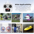 Radiolink T12D V2 12 Channels RC Transmitter & R12F Receiver, Supports Micro ELRS Module, Long Range Remote Controller for FPV Drone Airplane Car Boat (Mode 2)